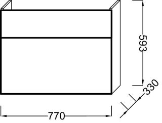 Тумба под раковину Jacob Delafon PRESQU'ILE EB927-J5
